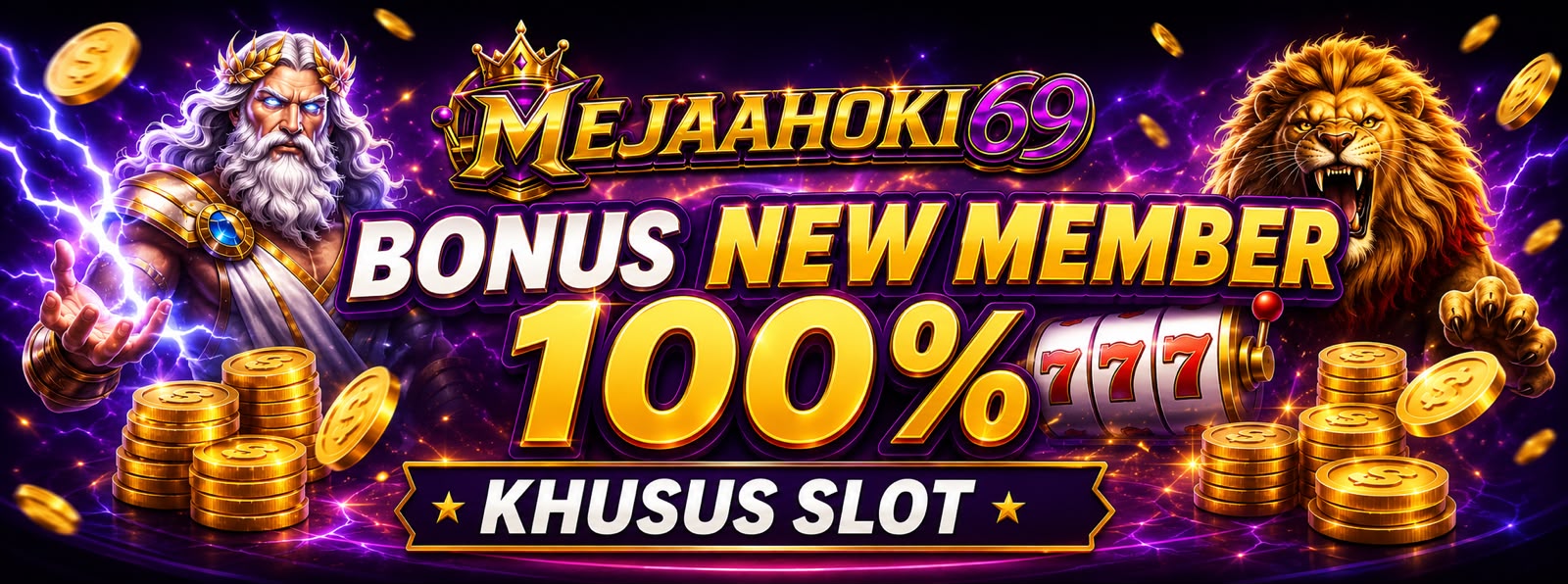BONUS NEW MEMBER SLOT 100%