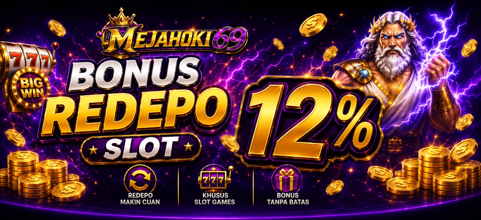 BONUS REDEPO SLOT 12%
