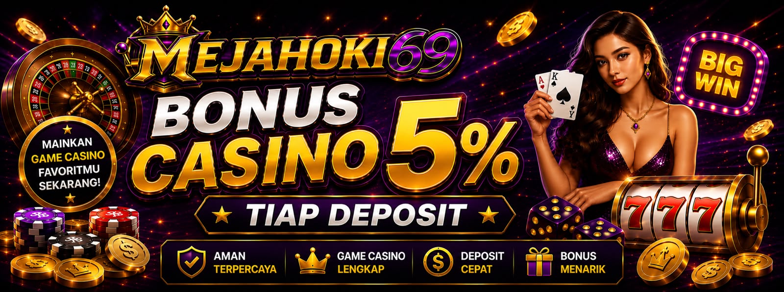 BONUS CASINO 5% UNLIMITED