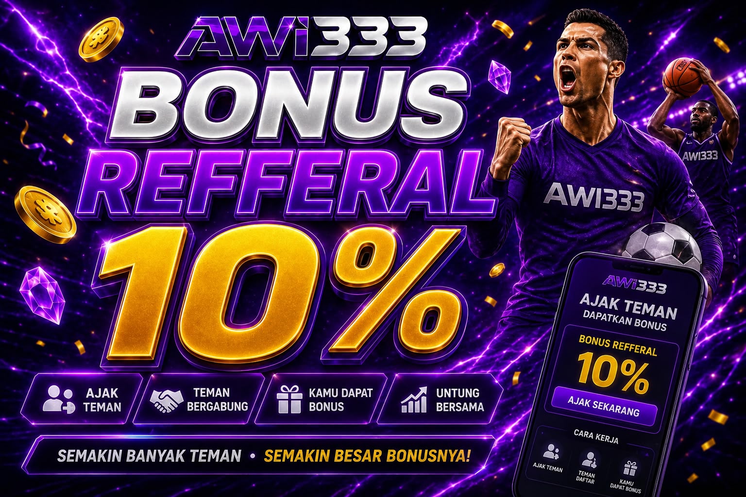 BONUS REFFERAL 10%