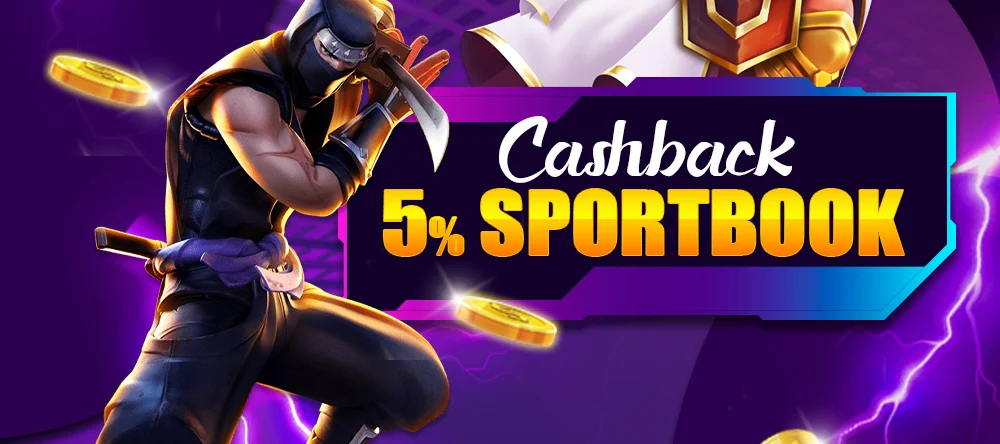 CASHBACK SPORTBOOK 5%