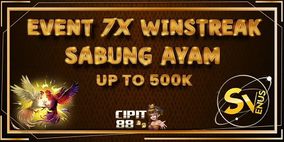 Event Win Streak x7 Sabung Ayam